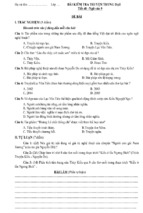 đề kiểm tra ngữ văn lớp 9 bài k.tra tiết 48