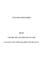 Sáng kiến kinh nghiệm skkn giải pháp giúp học sinh lớp 8 nhận biết các loại tứ giác thông qua hình ảnh