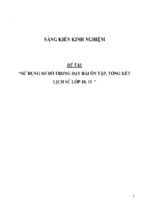 Sáng kiến kinh nghiệm skkn sử dụng sơ đồ trong dạy bài ôn tập, tổng kết lịch sử lớp 10, 11