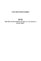 Sáng kiến kinh nghiệm skkn về phương pháp giải bài tập mắt và các dụng cụ quang học