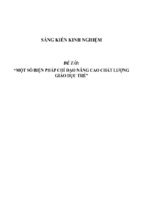 Sáng kiến kinh nghiệm skkn một số biện pháp chỉ đạo nâng cao chất lượng giáo dục trẻ ở trường mầm non sơn ca, quảng nam