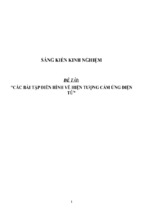 Sáng kiến kinh nghiệm vật lý thpt các bài tập điển hình về hiện tượng cảm ứng điện từ