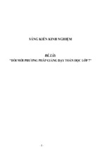 Sáng kiến kinh nghiệm skkn một số kinh nghiệm dạy và học phân môn luyện từ và câu lớp 2