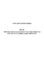 Sáng kiến kinh nghiệm skkn về phương pháp giải toán phản ứng cộng hiđro vào liên kết pi của hiđrocacbon không no