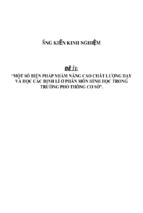 Sáng kiến kinh nghiệm skkn môn toán lớp 7  một số biện pháp nhằm nâng cao chất lượng dạy và học các định lí ở phân môn hình học trong trường thcs