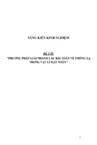 Sáng kiến kinh nghiệm skkn về phương pháp giải nhanh các bài toán về phóng xạ trong vật lí hạt nhân