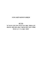 Sáng kiến kinh nghiệm skkn sử dụng phương pháp dạy học theo góc trong môn hóa học nhằm phát huy tính tích cực của học sinh