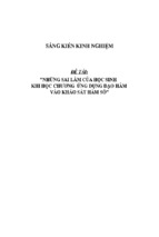 Sáng kiến kinh nghiệm skkn những sai lầm của học sinh khi học chương ứng dụng đạo hàm vào khảo sát hàm số