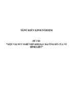 Sáng kiến kinh nghiệm skkn môn ngữ văn thcs một vài suy nghĩ nhỏ khi dạy bài ông đồ của vũ đình liên