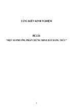 Sáng kiến kinh nghiệm chứng minh một bất đẳng thức