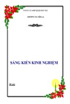 Sáng kiến kinh nghiệm rèn luyện kĩ năng quan sát, phân tích cho học sinh qua phân môn vẽ theo mẫu.