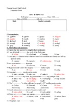 đề kiểm tra 45p lần 1 lớp 11