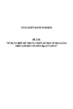 Skkn sử dụng biểu đồ trong thiết kế một số bài giảng trên lớp đối với môn địa lý lớp 12