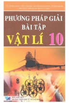 Phương pháp giải bài tập vật lý 10 (nxb đại học quốc gia)   vũ thị phát minh, 181 trang