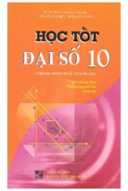 Học tốt đại số 10 chương trình chuẩn   nâng cao (nxb đại học quốc gia)   trần văn hào, 220 trang