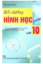 Bồi dưỡng hình học lớp 10 (nxb đại học quốc gia)   phạm quốc phong, 227 trang