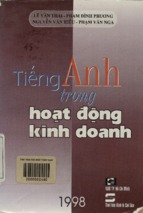 Tiếng anh trong hoạt động kinh doanh  lê văn thài và những người khác