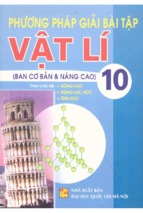 Phương pháp giải bài tập vật lý 10 (nxb đại học quốc gia)   lê văn thông, 152 trang