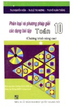 Phân loại và phương pháp giải các dạng bài tập toán 10 tập 1 (nxb đại học quốc gia)   nguyễn kiệm, 297 trang