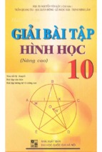 Giải bài tập hình học 10 nâng cao (nxb đại học quốc gia)   nguyên vạn lộc, 154 trang