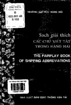 Sách giải thích các chữ viết tắt trong hàng hải  nguyễn văn phòng, trần đắc sửu dịch