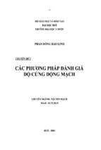 Luận án nghiên cứu đặc điểm tổn thương mạch vành và cứng động mạch ở bệnh nhân tăng huyết áp nguyên phát có bệnh động mạch vành