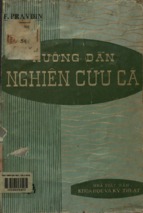 Hướng dẫn nghiên cứu cá  chủ yếu cá nước ngọt  i. f. pravđin 