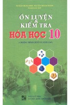 ôn luyện   kiểm tra hóa học 10 (nxb đại học quốc gia)   trần trung ninh, 170 trang