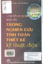 Các phương pháp hiện đại trong nghiên cứu tính toán thiết kế kỹ thuật điện  đặng văn đào 