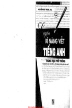 LUYỆN KỸ NĂNG VIẾT TIẾNG ANH TRUNG HỌC PHỔ THÔNG