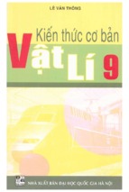 Kiến thức cơ bản vật lý 9 (nxb đại học quốc gia)   lê văn thông, 136 trang