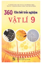 360 câu hỏi trắc nghiệm vật lí lớp 9 (nxb đại học quốc gia hà nội)   vũ thị phát minh, 190 trang