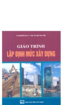 GIÁO TRÌNH LẬP ĐỊNH MỨC XÂY DỰNG