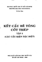 KẾT CẤU BÊ TÔNG CỐT THÉP TẬP 3