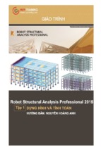 Giáo Trình Robot Structural Analysis Tập 1