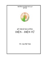 đhđl.kỹ thuật đo lường điện   điện tử   ts.lưu thế vinh, 155 trang