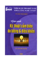 đhcn.giáo trình kỹ thuật cảm biến đo lường và điều khiển   ts.đào thái diệu, 491 trang