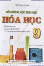 Bồi dưỡng học sinh giỏi hóa học 9 (nxb đại học quốc gia)   cao cự giác