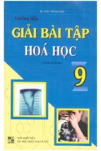 Hướng dẫn giải bài tập hóa học 9 (nxb đại học quốc gia)   trần trung ninh, 186 trang