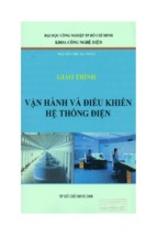 đhcn.giáo trình vận hành và điều khiển hệ thống điện   nguyễn trung nhân, 203 trang