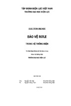 đhđl.bảo vệ rơle trong hệ thống điện   ths. nguyễn văn đạt & ts. nguyễn đăng toản, 158 trang