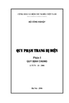 Quy phạm trang bị điện phần 1  quy định chung, 121 trang