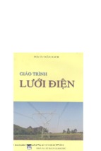 Giáo trình lưới điện   pgs. ts. trần bách, 258 trang