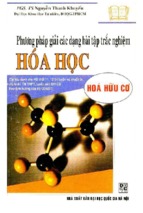 PHƯƠNG PHÁP GIẢI CÁC DẠNG BÀI TẬP TRẮC NGHIỆM HÓA HỌC HỮU CƠ