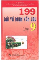 199 bài và đoạn văn hay lớp 9 (nxb đại học quốc gia)   lê anh xuân