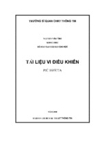 Tài liệu vi điều khiển   nguyễn văn bình, 177 trang