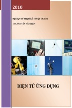 Spkt.điện tử ứng dụng   ths. nguyễn văn hiệp, 153 trang