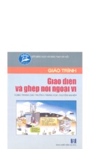 Thcn.giáo trình giao diện ghép nối ngoại vi   ts.phó đức toàn, 132 trang