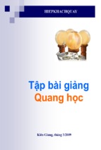 Bài giảng quang học