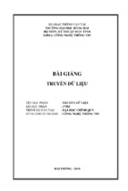 đhhh.bài giảng truyền dữ liệu   ths. ngô quốc vinh, 116 trang